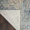 Nourison alfombra Lustrous Weave LUW02 BLUIV BLUE IVORY 5x8 099446752086 CRB