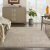 Nourison alfombra Lustrous Weave LUW02 GYBRK GREY BRICK 5x8 099446751997 interior 1