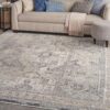 Nourison alfombra Lynx LNX01 IVCHA IVORY CHARCOAL 12x16 099446082725 interior 1