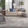 Nourison alfombra Lynx LNX01 IVCHA IVORY CHARCOAL 12x16 099446082725 interior 3