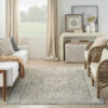 Nourison alfombra Lynx LNX01 IVCHA IVORY CHARCOAL 5x8 099446082619 interior 3