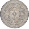 Nourison alfombra Lynx LNX01 IVCHA IVORY CHARCOAL 8xRND 099446083050