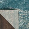 Nourison alfombra Maxell MAE06 IVTL IVORY TEAL 5X7 099446880437 CRB
