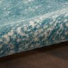 Nourison alfombra Maxell MAE06 IVTL IVORY TEAL 5X7 099446880437 TX01