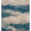 Nourison alfombra Maxell MAE06 IVTL IVORY TEAL 8x11 099446880475