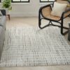Nourison alfombra Modern Comfort MNC03 IVBLK IVORY BLACK 5x7 099446902153 interior 1