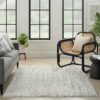 Nourison alfombra Modern Comfort MNC03 IVBLK IVORY BLACK 5x7 099446902153 interior 3