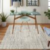 Nourison alfombra Modern Comfort MNC03 IVBLK IVORY BLACK 5x7 099446902153 interior 4
