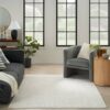 Nourison alfombra Modern Comfort MNC03 IVGRY IVORY GREY 5x7 099446902160 interior 3