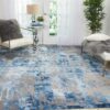 Nourison alfombra Prismatic PRS10 BLGRY 8x10 099446409072 Room