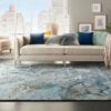 Nourison alfombra Prismatic PRS14 GYSLT 8x10 099446141590 Ad Room 01 032619 RT