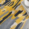 Nourison alfombra Prismatic PRS24 GRYGD GREY GOLD 8X10 099446889522 interior 2