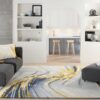 Nourison alfombra Prismatic PRS24 GRYGD GREY GOLD 8X10 099446889522 interior 3