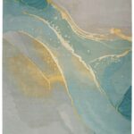 Alfombra Nourison Prismatic PRS27 Grey / Seafoam