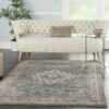 Nourison alfombra Quarry QUA07 GRYIV GREY IVORY 5x7 099446746306 interior 3