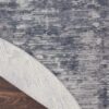 Nourison alfombra Rustic Textures RUS05 GREY 8XRND 099446835949 CRB