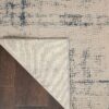 Nourison alfombra Rustic Textures RUS06 IVBLU IVORY BLUE 5X7 09944647633 CRB C