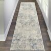 Nourison alfombra Rustic Textures RUS07 IVGRB IVORY GREY BLUE 2x8 099446496287 interior