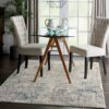 Nourison alfombra Rustic Textures RUS07 IVGRB IVORY GREY BLUE 5X7 099446496065 interior 3 C