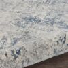Nourison alfombra Rustic Textures RUS07 IVGRB IVORY GREY BLUE 8XRND 099446836175 TX01