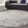 Nourison alfombra Rustic Textures RUS07 IVGRB IVORY GREY BLUE 8XRND 099446836175 interior 1