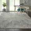 Nourison alfombra Rustic Textures RUS07 IVGRB IVORY GREY BLUE 8x11 099446496300 interior 1