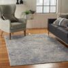 Nourison alfombra Rustic Textures RUS09 IVLTB IVORY LIGHT BLUE 6x9 099446089397 interior 3