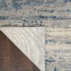 Nourison alfombra Rustic Textures RUS10 IVBLU IVORY BLUE 5X7 099446496096 CRB C