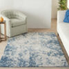 Nourison alfombra Rustic Textures RUS16 GRYBL GREY BLUE 5X7 099446799579 interior 1