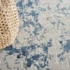 Nourison alfombra Rustic Textures RUS16 GRYBL GREY BLUE 8XRND 099446836120 interior 2