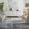 Nourison alfombra Rustic Textures RUS16 GRYBL GREY BLUE 8x11 099446799586 interior 3