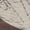 Nourison alfombra Rustic Textures RUS17 IVGRY IVORY GREY 8XRND 099446836137 CR