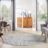 Nourison alfombra Rustic Textures RUS17 IVGRY IVORY GREY 8XRND 099446836137 interior 3