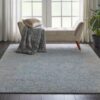 Nourison alfombra Silk Shadows SHA18 GRYBL GREY BLUE 6X8 099446451101 interior 1 C