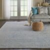Nourison alfombra Silk Shadows SHA18 GRYBL GREY BLUE 9X12 099446451125 interior 1 C
