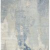 Nourison alfombra Silk Shadows SHA21 BLUSK BLUE SKY 8X10 099446020628