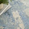 Nourison alfombra Silk Shadows SHA21 BLUSK BLUE SKY 8X10 099446020628 interior 2