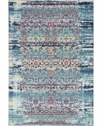 Nourison alfombra Vintage Kashan VKA02 BLUE 5x7 099446455345 MAIN