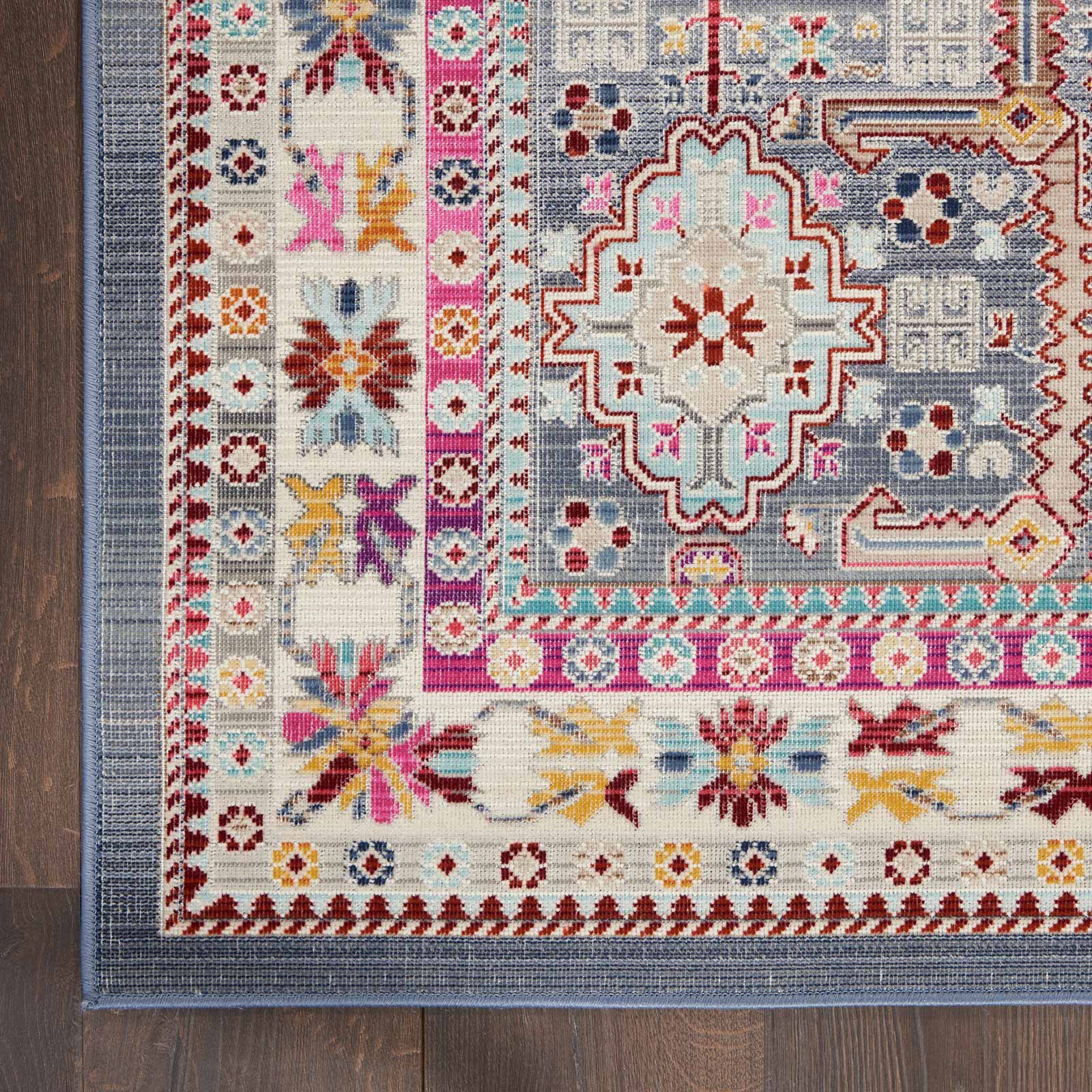 Nourison alfombra Vintage Kashan VKA05 GYMTC GREY MULTICOLOR 5X8 099446811837 CR