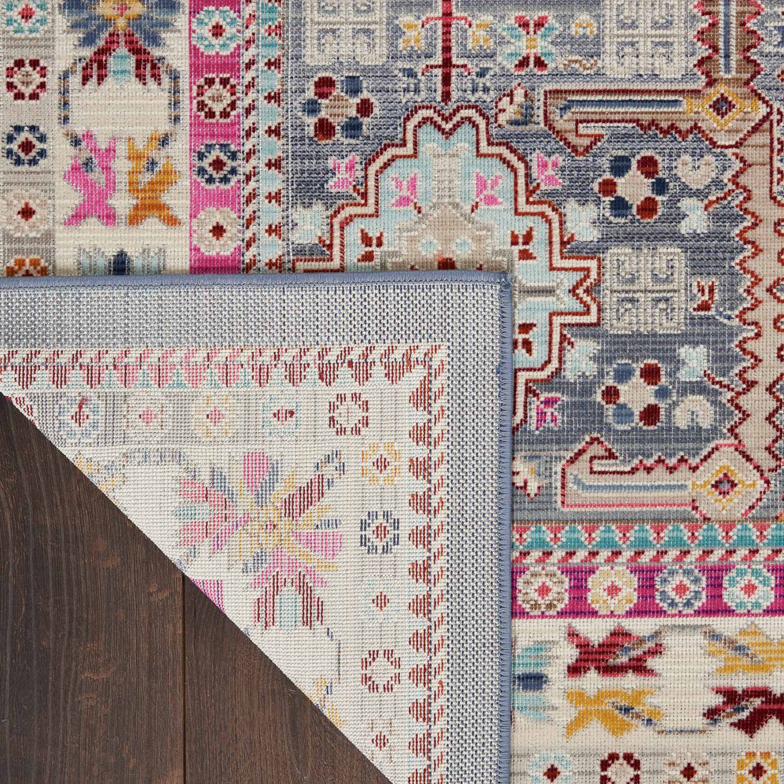 Nourison alfombra Vintage Kashan VKA05 GYMTC GREY MULTICOLOR 5X8 099446811837 CRB