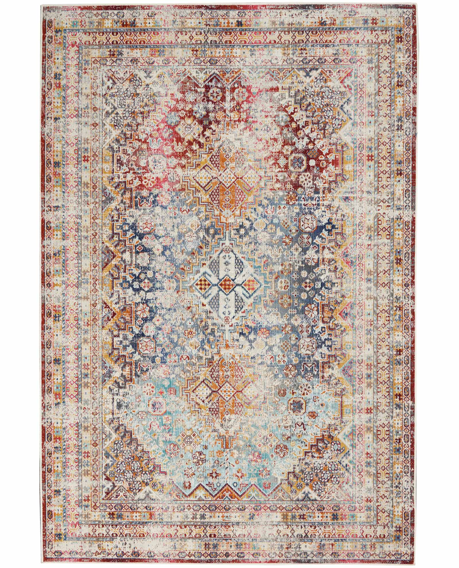 Nourison alfombra Vintage Kashan VKA09 MULTI MULTICOLOR 5X8 099446852441