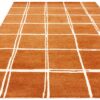 Asiatic alfombra Albany Grid Rust 1