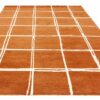 Asiatic alfombra Albany Grid Rust 1 3D