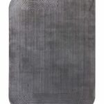 Alfombra Asiatic Kuza Shape Black / Charcoal