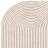 Asiatic alfombra Kuza Shape Gold Cream 2