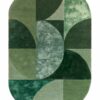 Asiatic alfombra Matrix 75 Oval Forest