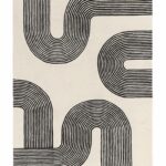 Alfombra Asiatic Matrix 87 Arches Black