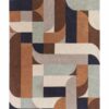 Asiatic alfombra Matrix 88 Klotski Terracotta