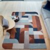 Asiatic alfombra Matrix 88 Klotski Terracotta interior