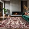 Louis De Poortere alfombra Antiquarian Suzani 9734 Zephyr Ambiance
